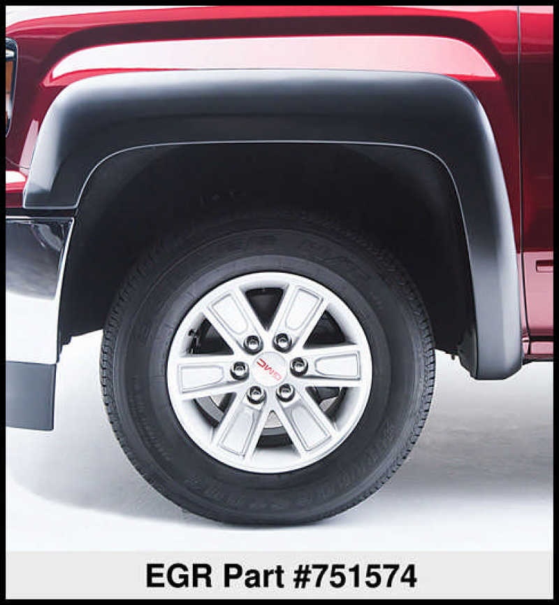 EGR 14+ Chev Silverado 6-8ft Bed Rugged Look Fender Flares - Set - Mammoth Racing -
