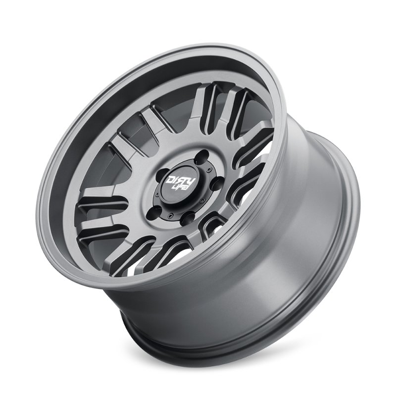 Dirty Life 9310 Canyon 17x9 / 6x139.7 BP / 0mm Offset / 106mm Hub Satin Graphite Wheel - Mammoth Racing -