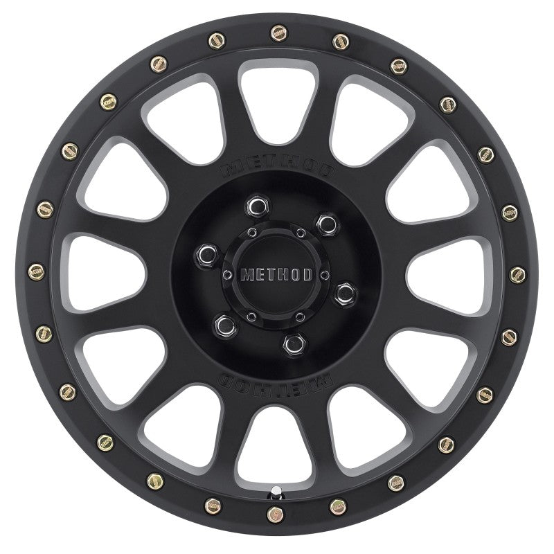 Method Mr305 NV 18x9 0mm Offset 6x5.5 108mm CB Matte Black Wheel - Mammoth Racing -