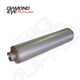 Diamond Eye MFLR BIG DOG QUIET TONE 5inID SGL IN/SGL OUT 10inDIA X 45in BODY 51in LENGTH BAFFLED AL - Mammoth Racing -