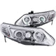 ANZO 2006-2011 Honda Civic Projector Headlights w/ Halo Chrome (CCFL) - My Store