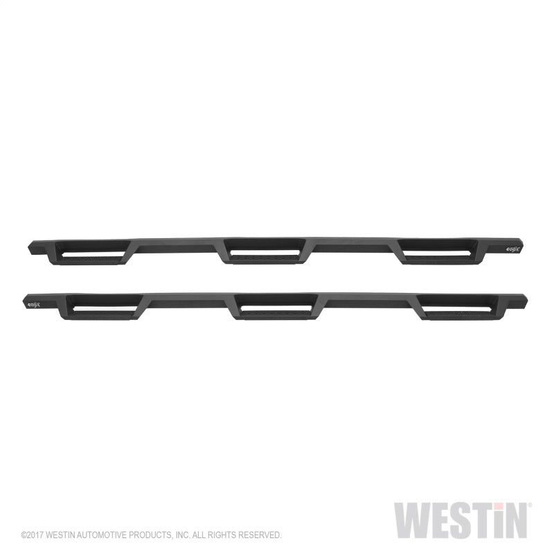 Westin/HDX 07-19 Chevy Silv 2500/3500 Crew (8ft) (Excl Dually) Drop WTW Nerf Step Bars - Blk - Mammoth Racing -