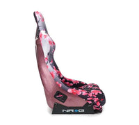 NRG FRP Bucket Seat PRISMA Japanese Cherry Blossom Edition W/ Pink Pearlized Back - Large - My Store