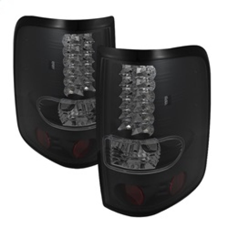 Spyder Ford F150 side 04-08 (Not Fit Heritage & SVT)LED Tail Lights Blk Smke ALT-YD-FF15004-LED-BSM - Mammoth Racing -