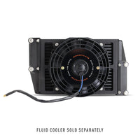 Mishimoto Universal 10in. Heavy-Duty Oil Cooler Fan Shroud - Micro Wrinkle Black - Mammoth Racing -