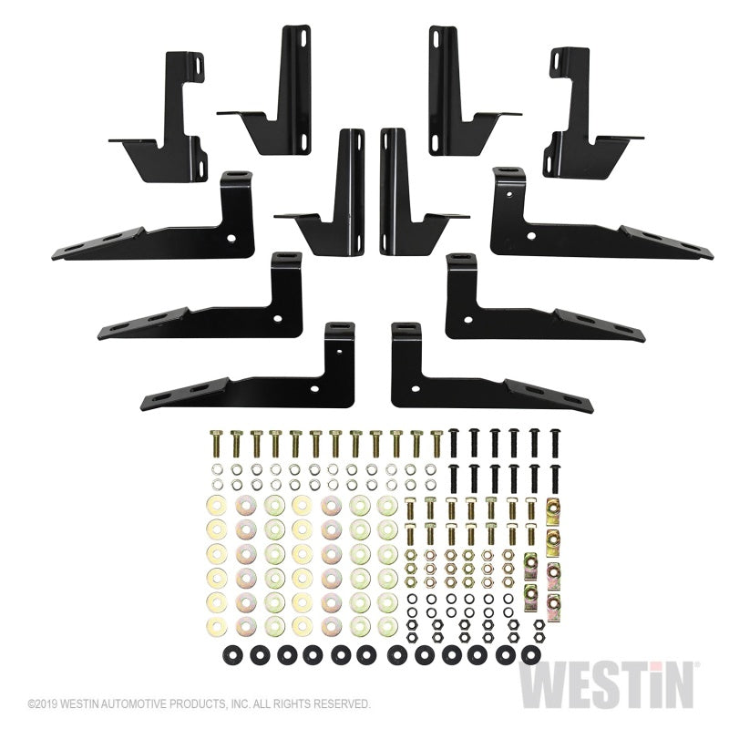 Westin 18-22 Jeep Wrangler JLU 4dr R5 Nerf Step Bars - Tex. Blk - Mammoth Racing -