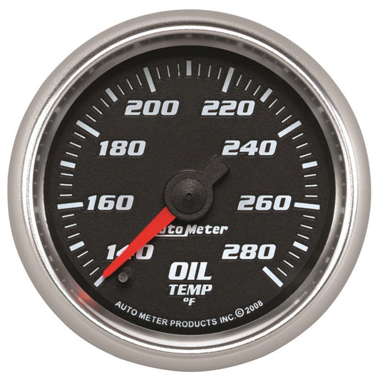 Autometer Pro-Cycle Gauge Oil Temp 2 1/16in 140-280f Digital Stepper Mo - My Store