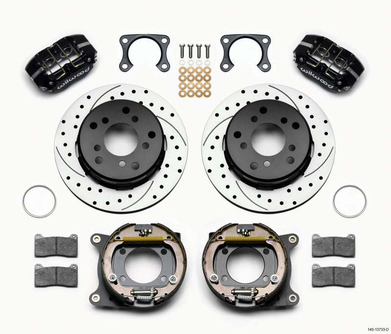 Wilwood Dynapro Lug Mount P/S Park Brake Kit Drilled Big Ford 2.00in Off Bronco 5 x 5.50 - My Store