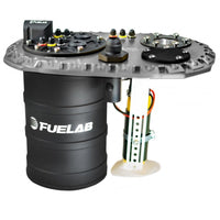 Fuelab Quick Service Surge Tank w/Bosch Lift Pump & Dual 340LPH Pumps - Titanium - Mammoth Racing -