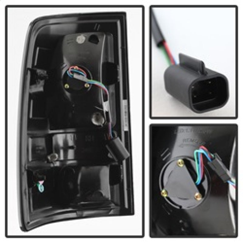 Spyder Dodge Ram 1500 13-14/Ram 2500 13-14 LED Tail Lights LED Model only - Blk ALT-YD-DRAM13-LED-BK - Mammoth Racing -