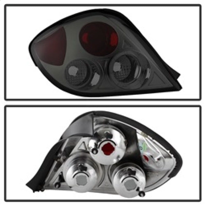 Spyder Hyundai Tiburon 03-05 Euro Style Tail Lights Smoke ALT-YD-HYT03-SM - Mammoth Racing -