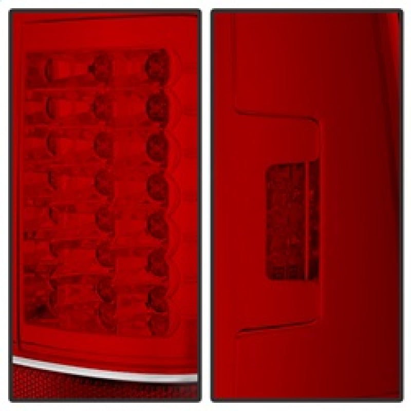Spyder Ford F150 Styleside 97-03/F250 Version 2 LED Tail Lights Red Clear ALT-YD-FF15097-LED-G2-RC - Mammoth Racing -