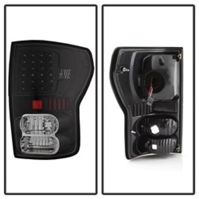 Xtune Toyota Tundra 07-13 LED Tail Lights Black ALT-ON-TTU07-LED-BK - Mammoth Racing -
