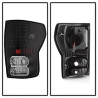Xtune Toyota Tundra 07-13 LED Tail Lights Black ALT-ON-TTU07-LED-BK - Mammoth Racing -