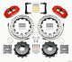 Wilwood Narrow Superlite 4R Rear Kit 12.88in Drilled Red 2012-Up Toyota / Scion FRS w/Lines - Mammoth Racing -