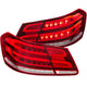 ANZO 2010-2013 Mercedes Benz E Class W212 LED Taillights Red/Clear - Mammoth Racing -
