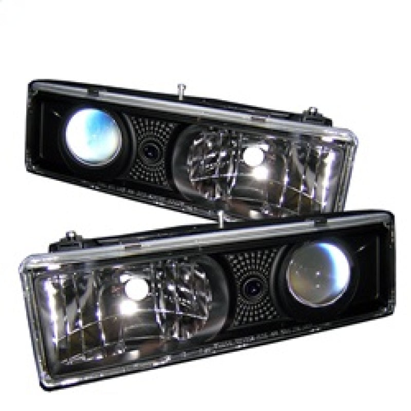 Spyder Chevy C/K Series 1500 88-99Projector Headlights Blk High 9005 (Not Included) PRO-YD-CCK88-BK - Mammoth Racing -