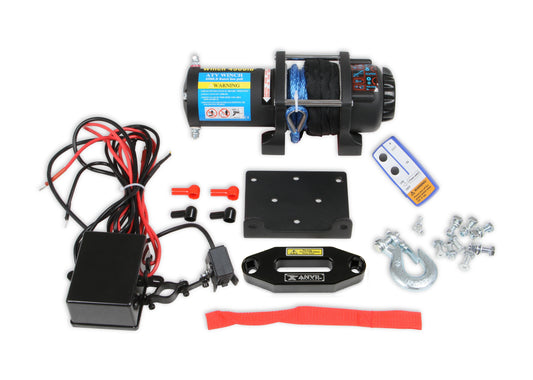 Anvil - 4,500 Lbs Winch w/ Synthetic Rope & Aluminum Fairlead - My Store