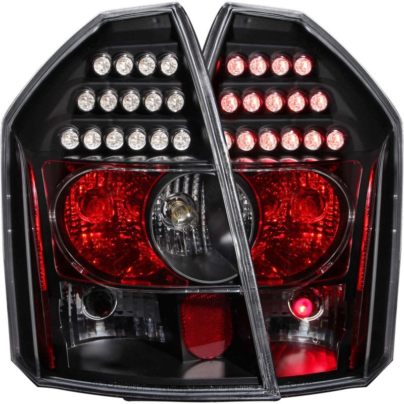 ANZO 2005-2007 Chrysler 300C LED Taillights Black - Mammoth Racing -