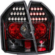 ANZO 2005-2007 Chrysler 300C LED Taillights Black - Mammoth Racing -