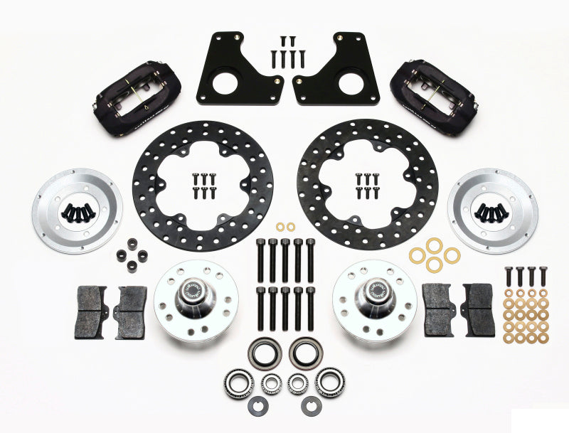 Wilwood Forged Dynalite Front Drag Kit Drilled Rotor 79-87 GM G Body - Mammoth Racing -