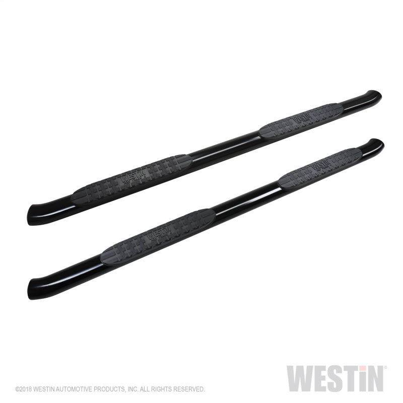Westin 2019 Chevrolet Silverado/Sierra 1500 Crew Cab Non LD PRO TRAXX 4 Oval Nerf Step Bars - Black - Mammoth Racing -