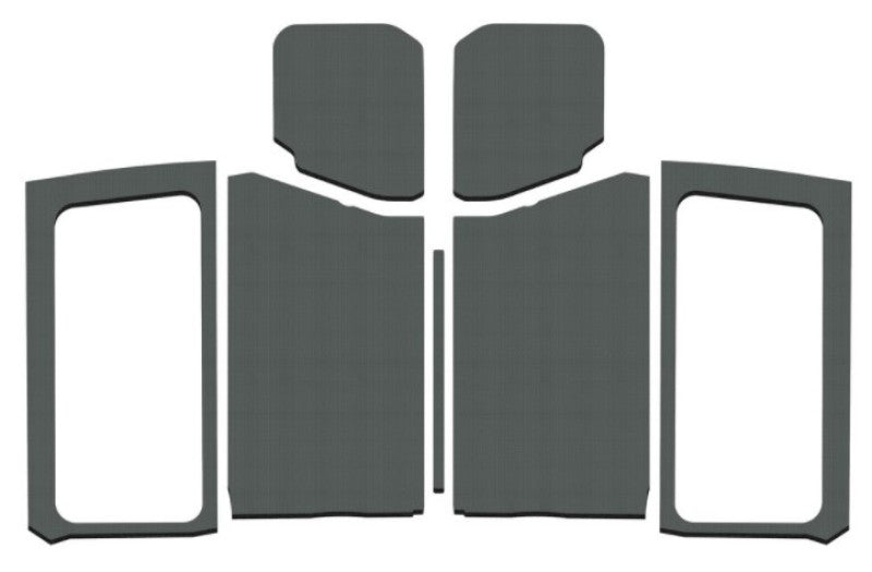 DEI 2019+ Jeep Wrangler JL 2DR Leather Look Headliner Complete Kit - Gray - Mammoth Racing -