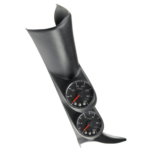 Autometer Diesel Gauge Kit A-Pillar 01-07 GM Boost/EGT 60psi/2000 degree F Black Spek-Pro - My Store