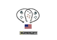 Superlift 82-86 Jeep CJ w/ 2-4in Lift Kit (Pair) Bullet Proof Brake Hoses - Mammoth Racing -