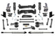 Fabtech 2015-21 Toyota 4Runner 4WD 6in Perf Sys w/Dl 2.5c/o & 2.25 - My Store