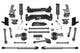 Fabtech 10-15 Toyota 4Runner 4WD 6in Perf Sys w/Dl 2.5c/o & 2.25 - Mammoth Racing -