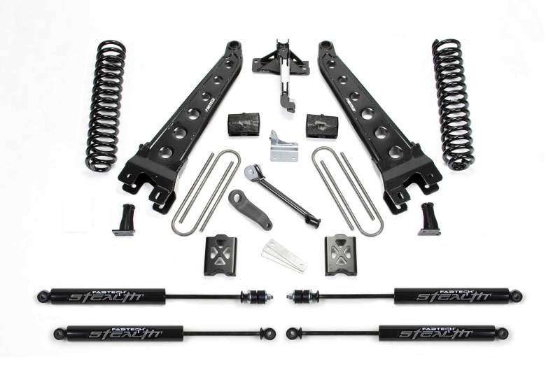 Fabtech 05-07 Ford F350 4WD 6in Rad Arm Sys w/Coils & Stealth - Mammoth Racing -