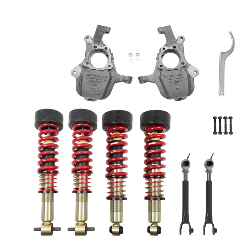 Belltech 21+ GM SUV SWB Only Front and Rear Height Adjustable Coilover Kit - Mammoth Racing -