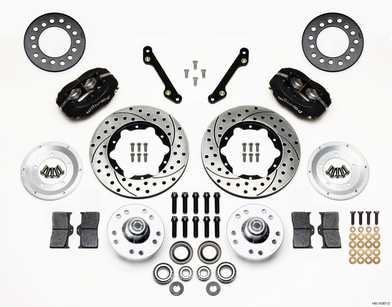 Wilwood Forged Dynalite Front Kit 11.00in Drilled 70-78 Camaro - Mammoth Racing -