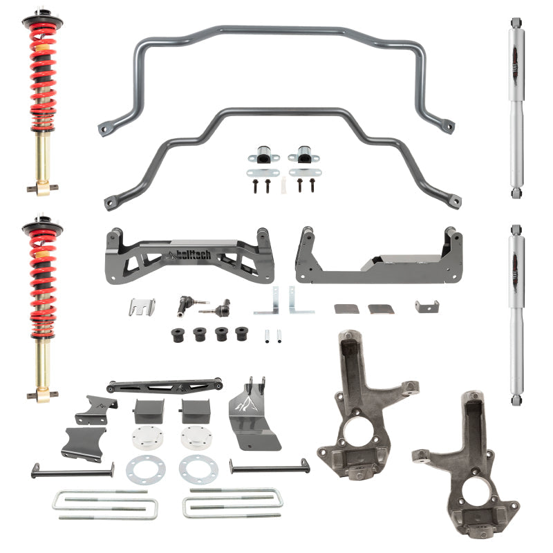 Belltech 07-16 Silverado / Sierra 1500 4wd Ext & Crew Cab 7in. Lift Lift Kit - Mammoth Racing -