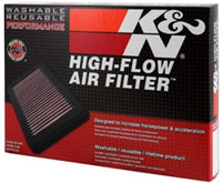 K&N Replacement Air Filter 12.563in O/S Length x 5.25in O/S Width x 1.625in H (Inc 2 Filters) - Mammoth Racing -