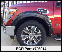 EGR 17-23 Nissan Titan Traditional Bolt-On Look Fender Flareswith Fender Badge Set Of 4 - Mammoth Racing -