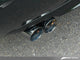 AWE Tuning Audi B7 A4 3.2L Track Edition Quad Tip Exhaust - Diamond Black Tips - Mammoth Racing -