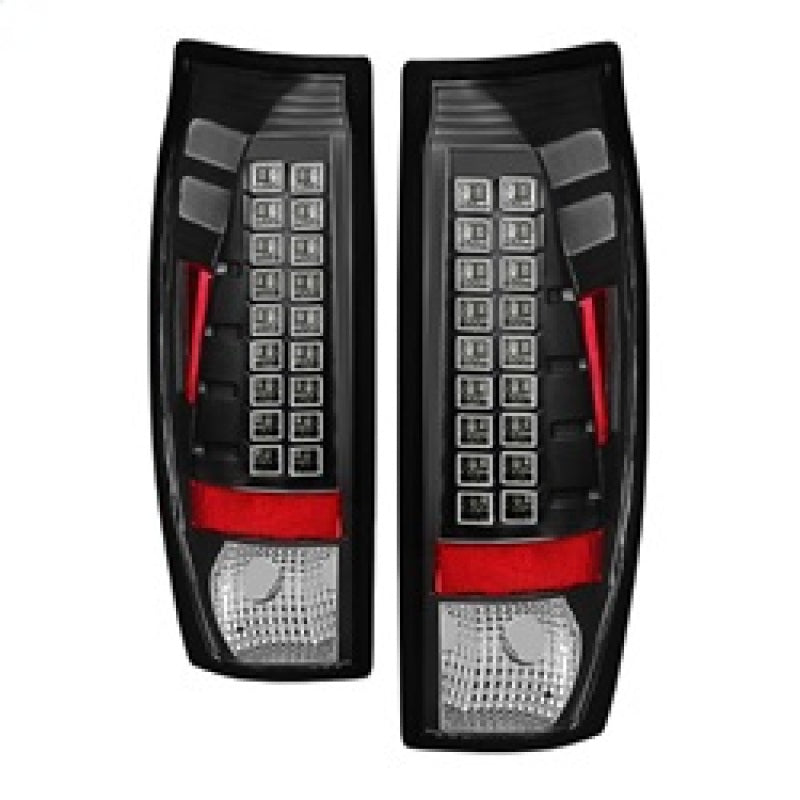 Spyder Chevy Avalanche 02-06 LED Tail Lights Black ALT-YD-CAV02-LED-BK - Mammoth Racing -