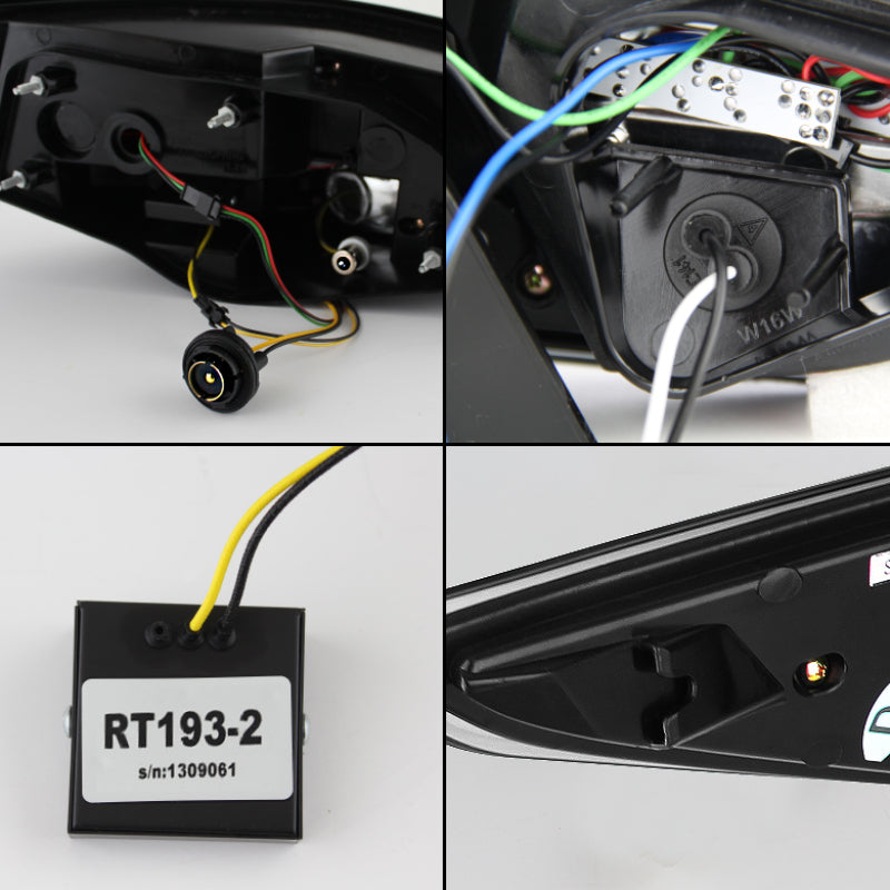 Spyder Hyundai Sonata 11-13 LED Tail Lights Light Bar Black ALT-YD-HYSON11-LED-BK - Mammoth Racing -