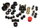 Energy Suspension 84-87 Honda Civic/CRX Black Hyper-Flex Master Bushing Set - Mammoth Racing -