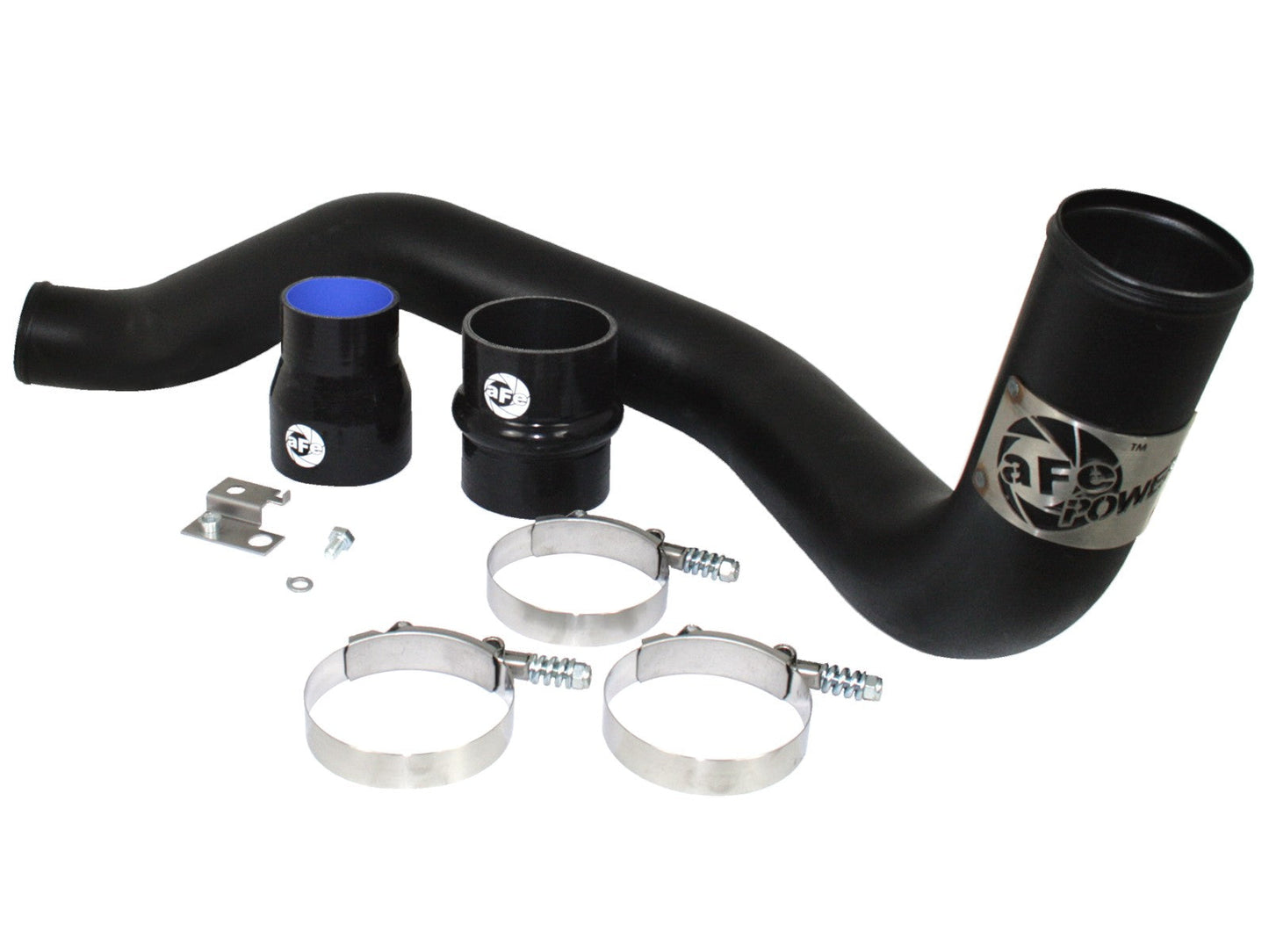 aFe Bladerunner Intercooler Tubes Hot & Cold Side 3.5in 94-02 Dodge Diesel Trucks L6-5.9L (td) - Red - Mammoth Racing -
