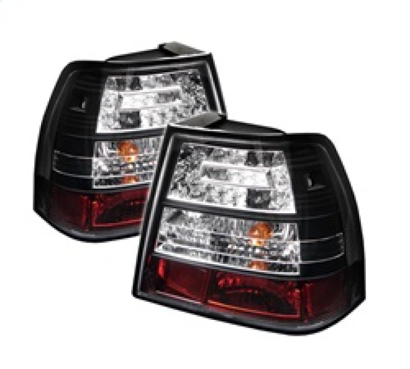 Spyder Volkswagen Jetta 99-04 LED Tail Lights Black ALT-YD-VJ99-LED-BK - Mammoth Racing -