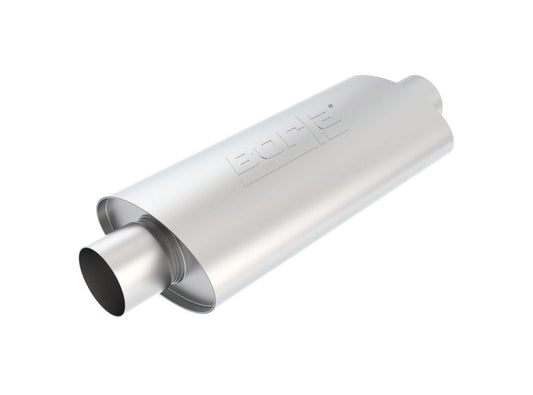 Borla XR-1 Racing Sportsman 3 inch Outlet / 3 inch Inlet Oval Muffler - My Store