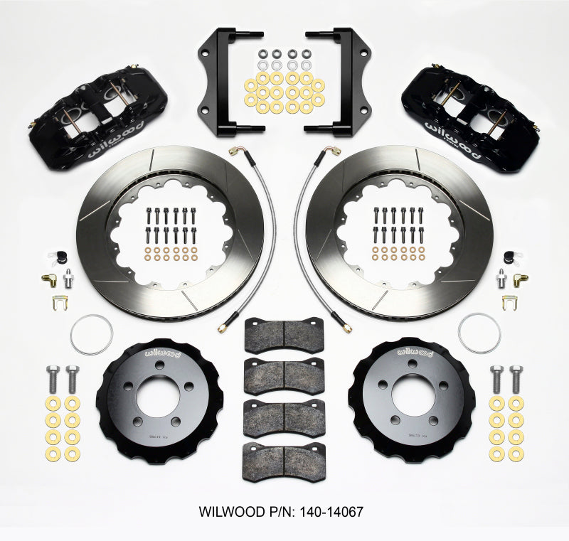 Wilwood Aero6 Front Hat Kit 14.25 2014-Up Challenger w/Lines - My Store