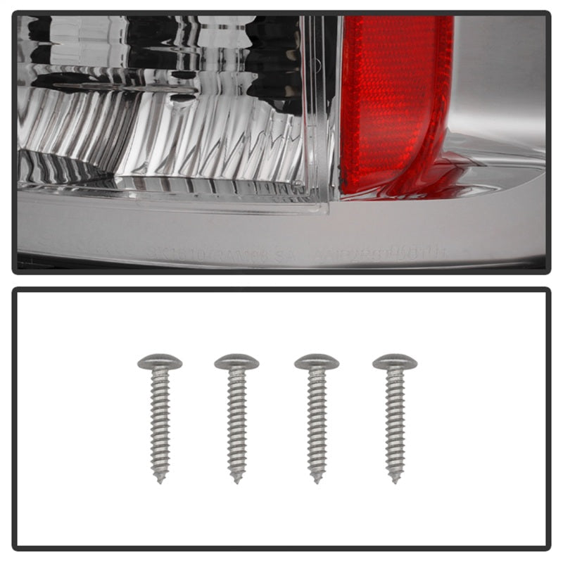 Spyder Dodge Ram 02-06 1500/Ram 2500/3500 03-06 LED Tail Light Chrome ALT-YD-DRAM02-LED-C - Mammoth Racing -