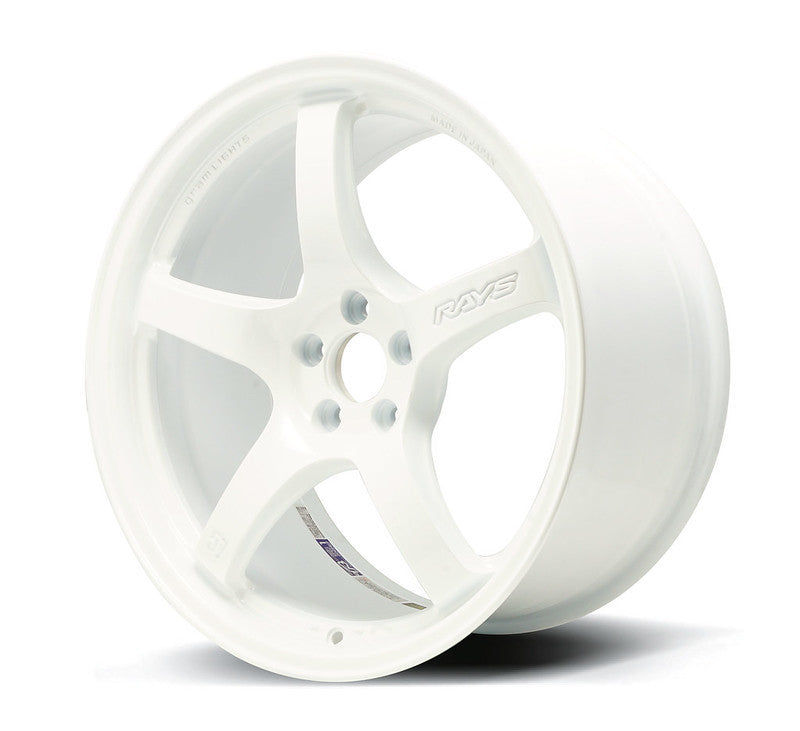 Gram Lights 57cr 17x9 +38 5x100 Ceramic White Pearl Wheel - Mammoth Racing -