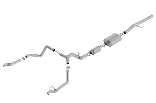 Borla 19 Chevrolet Silverado/GMC Sierra 1500 6.2L SS (S-Type) Catback Exhaust w/ Factory Tips - My Store