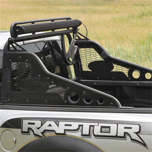 Ford Racing 17-19 Ford Raptor / F-150 Rear Chase Rack w/ Light Bar Actuator - Mammoth Racing -