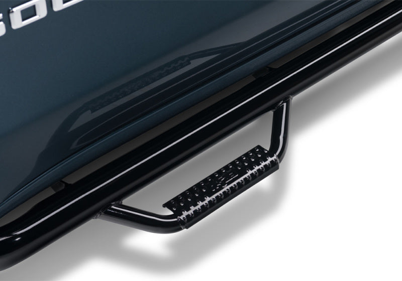 N-Fab Nerf Step 19-20 Chevy/GMC 1500 Regular Cab - Cab Length - Gloss Black - Mammoth Racing -